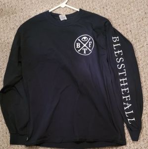 Blessthefall metal band long sleeve shirt